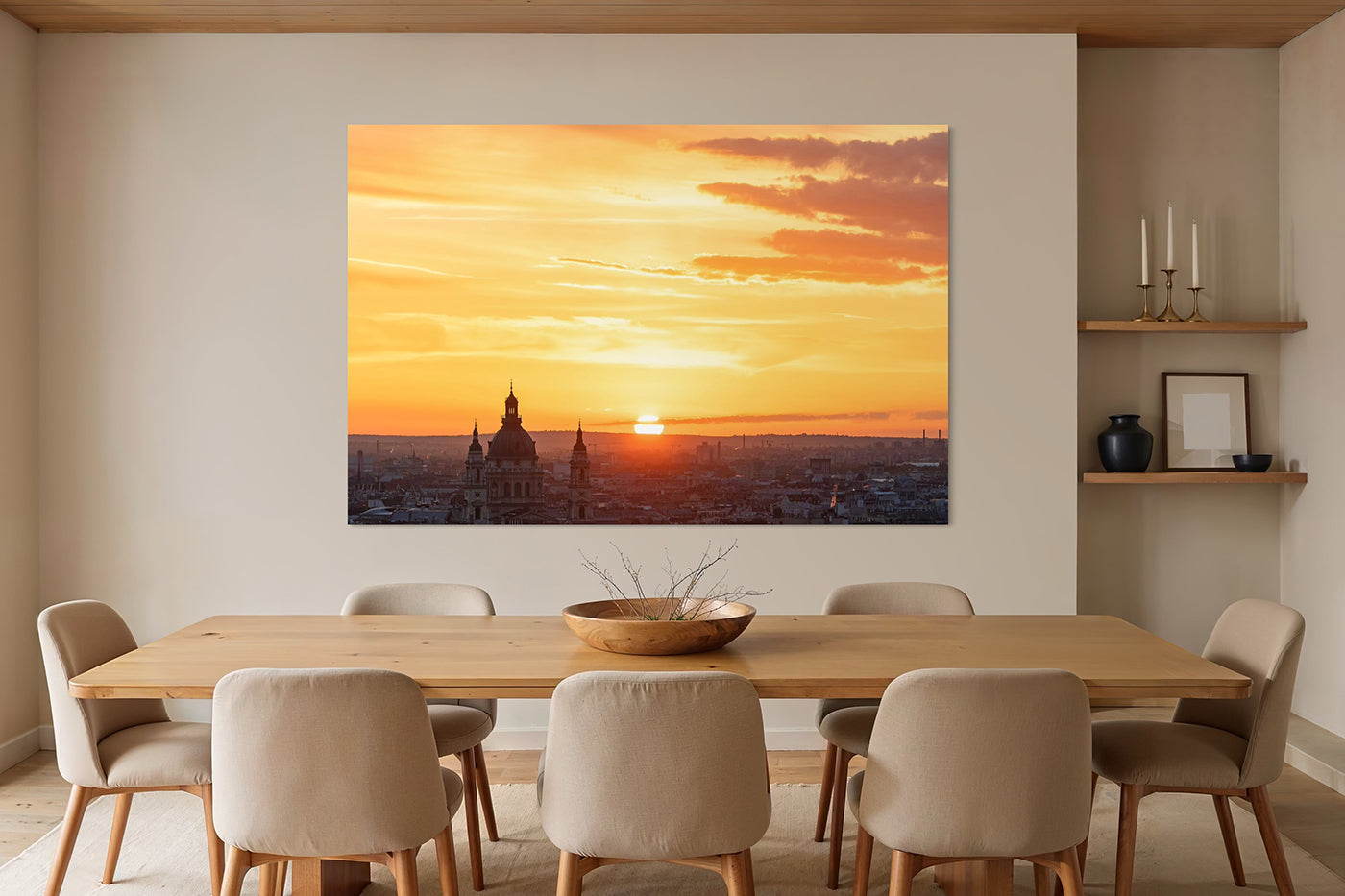 Budapest – St. Stephen's Basilica at sunrise from Fisherman's Bastion | Fine Art Giclée Photo Print and Wall Art