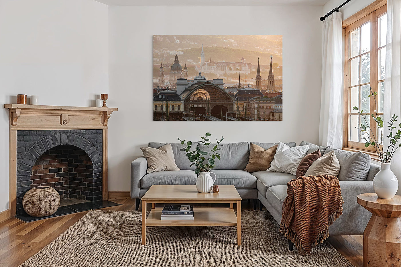 Budapest – View from Stadionok | Fine Art giclée photo print and wall art