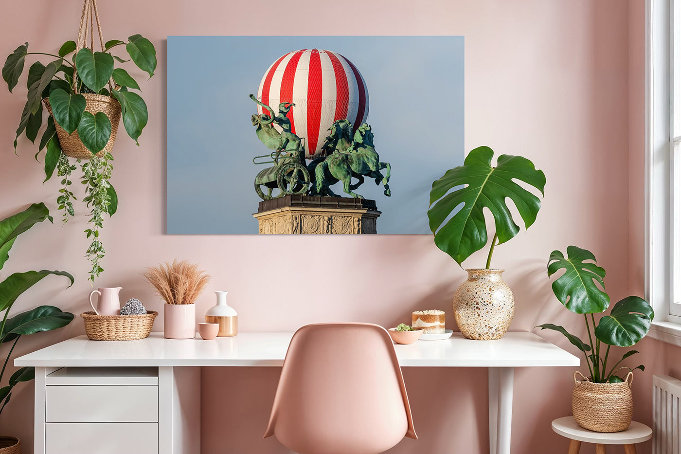 Budapest – City Park Balloon over Heroes' Square | Fine Art Giclée Photo Print and Wall Art