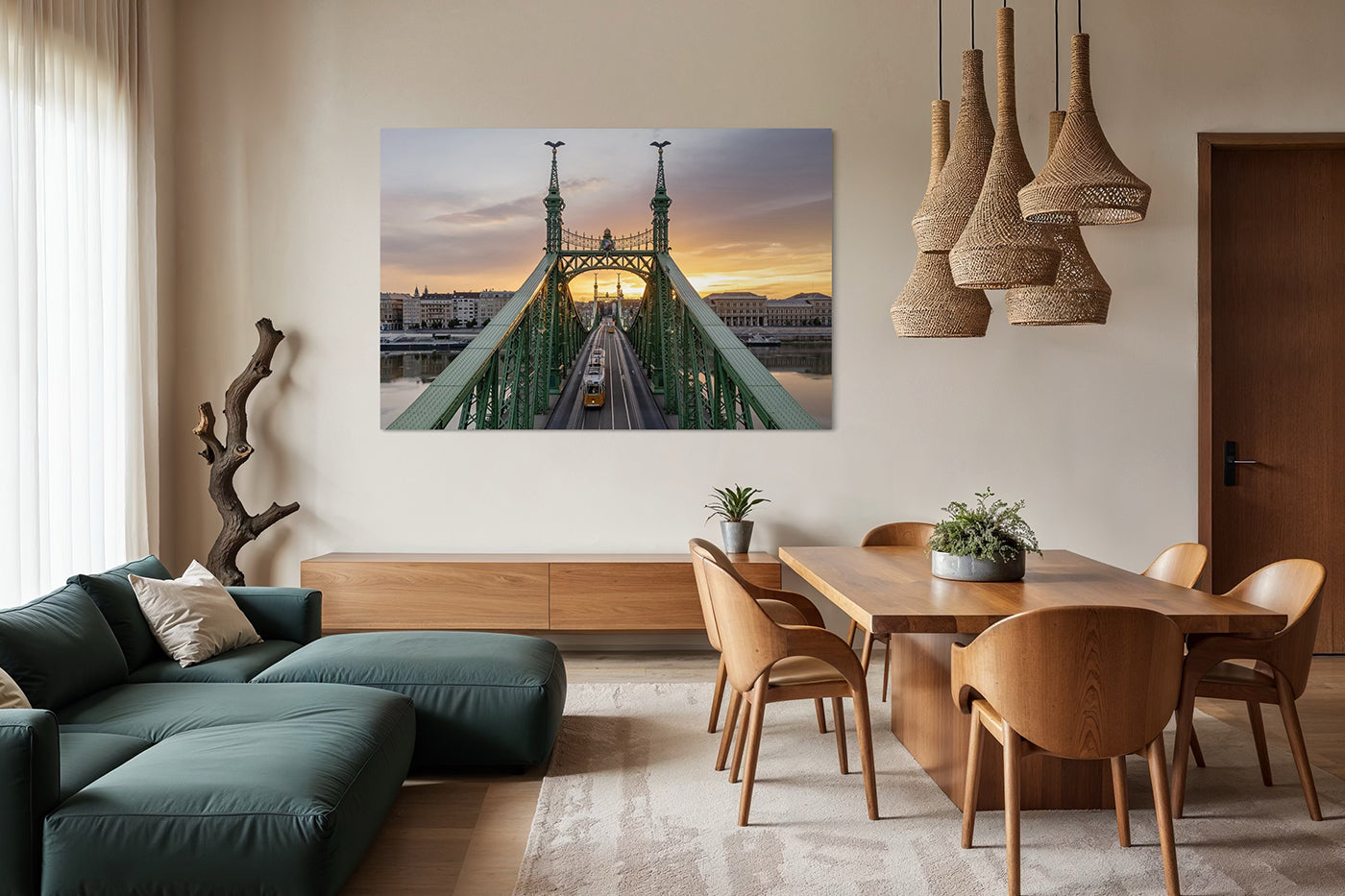Liberty Bridge at Sunrise  – Budapest Photo | Fine Art Print & Digital Download