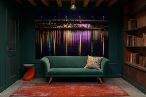 Budapest – Evening Lights on the Danube | Fine Art giclée photo print and wall art