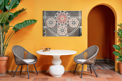 Budapest – St. Stephen's Square ornamental paving from above | Fine Art Giclée Photo Print and Wall Art