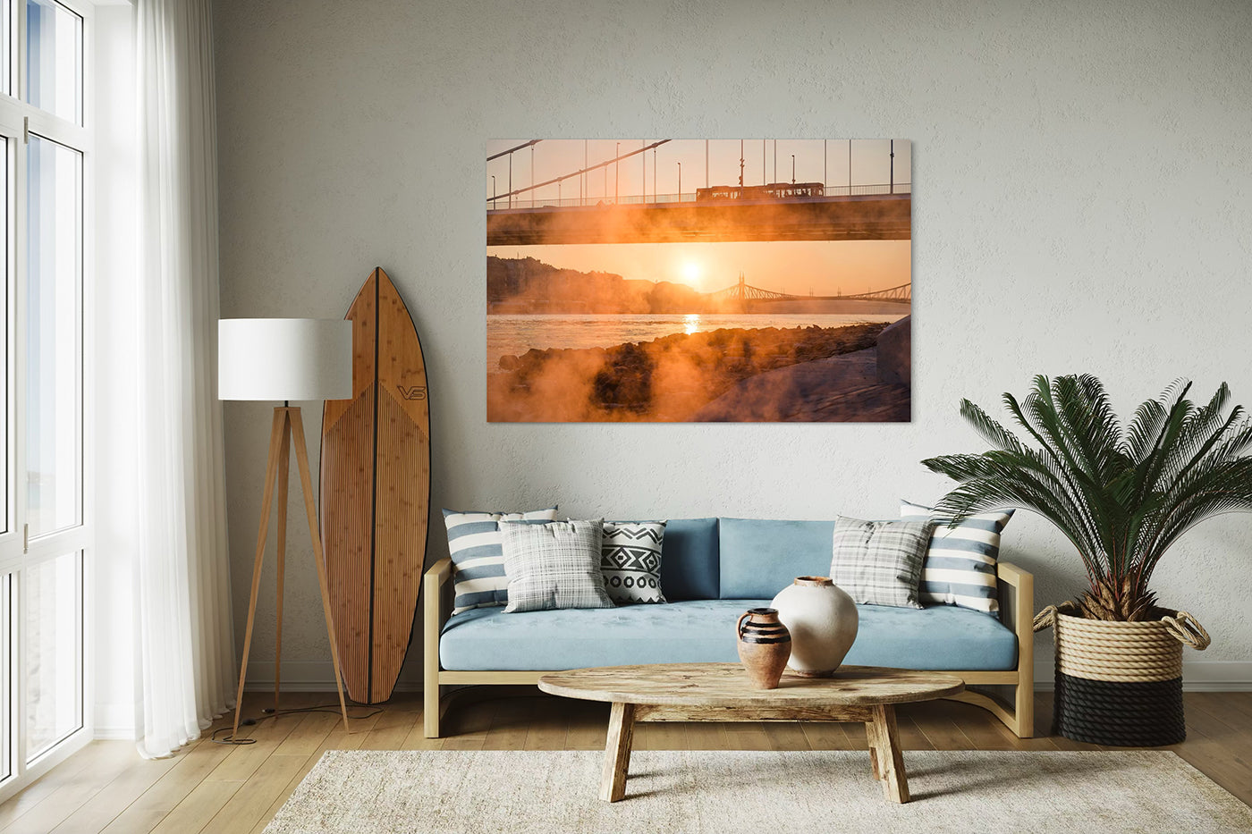 Budapest – Sunrise from the Danube bank | Fine Art giclée photo print and wall art