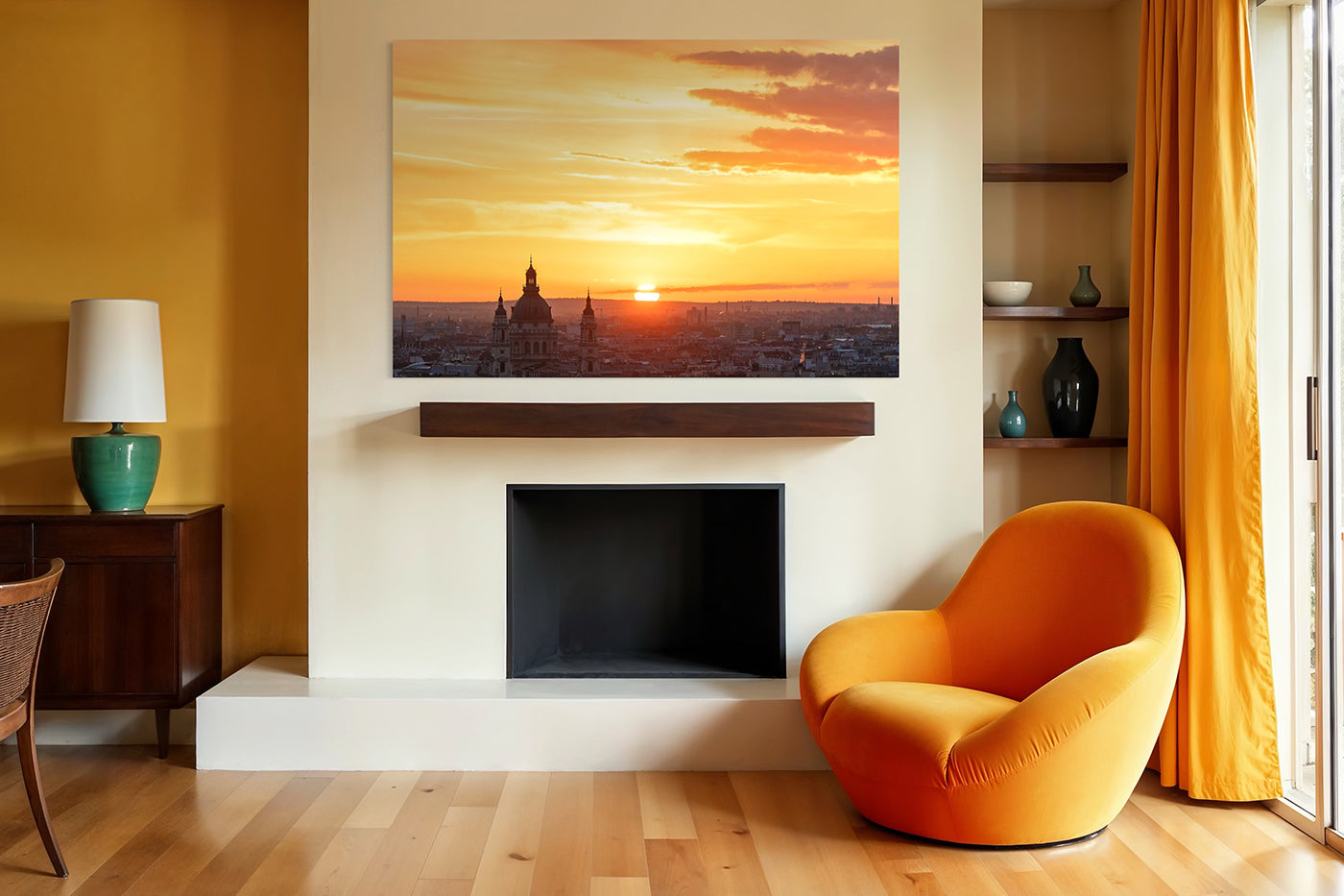 Budapest – St. Stephen's Basilica at sunrise from Fisherman's Bastion | Fine Art Giclée Photo Print and Wall Art