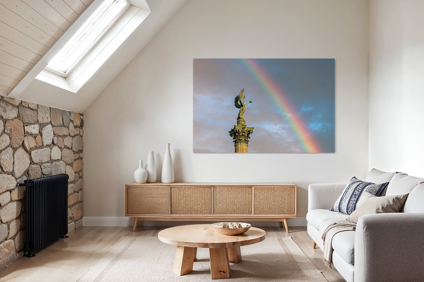 Budapest – Rainbow over Heroes' Square | Fine Art Giclée Photo Print and Wall Art