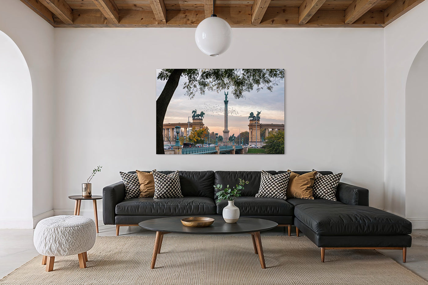 Budapest – Hősök tere ősszel | Fine Art giclée fotónyomat és falikép