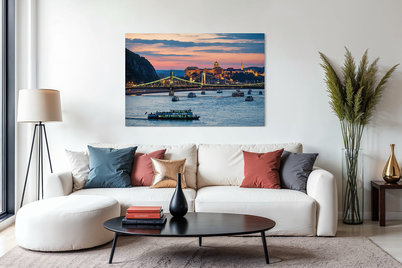 Budapest – Panorama from Petőfi Bridge | Fine Art Giclée Photo Print and Wall Art