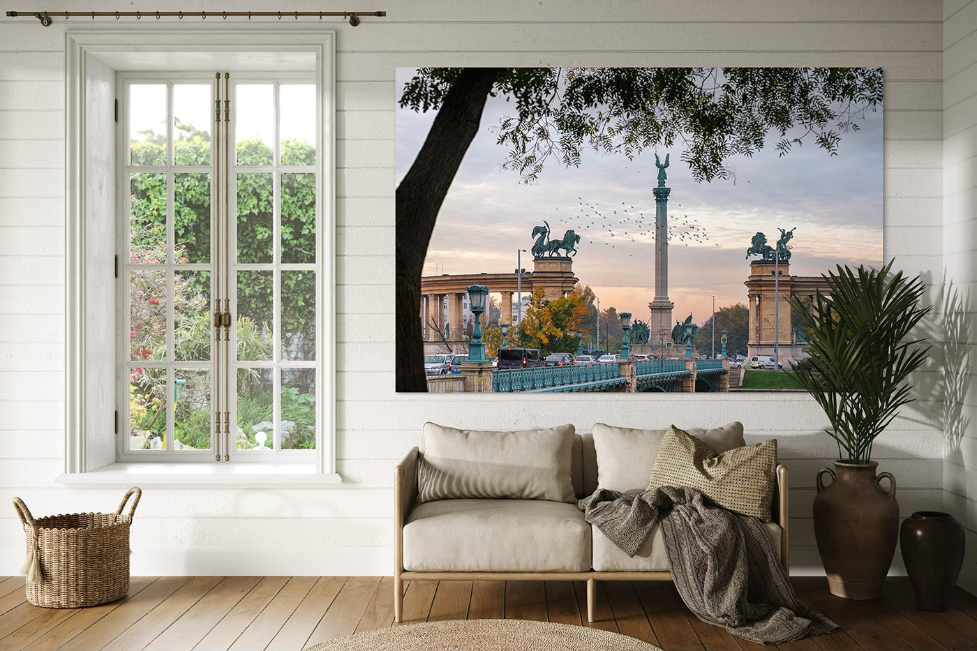 Budapest – Heroes' Square in autumn | Fine Art giclée photo print and wall art