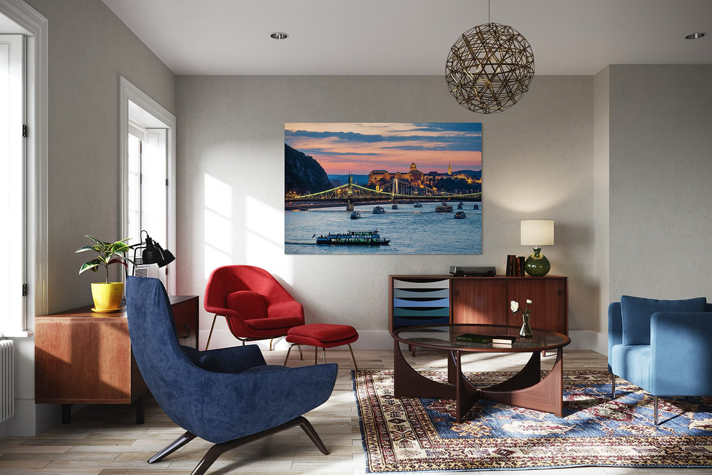 Budapest – Panorama from Petőfi Bridge | Fine Art Giclée Photo Print and Wall Art